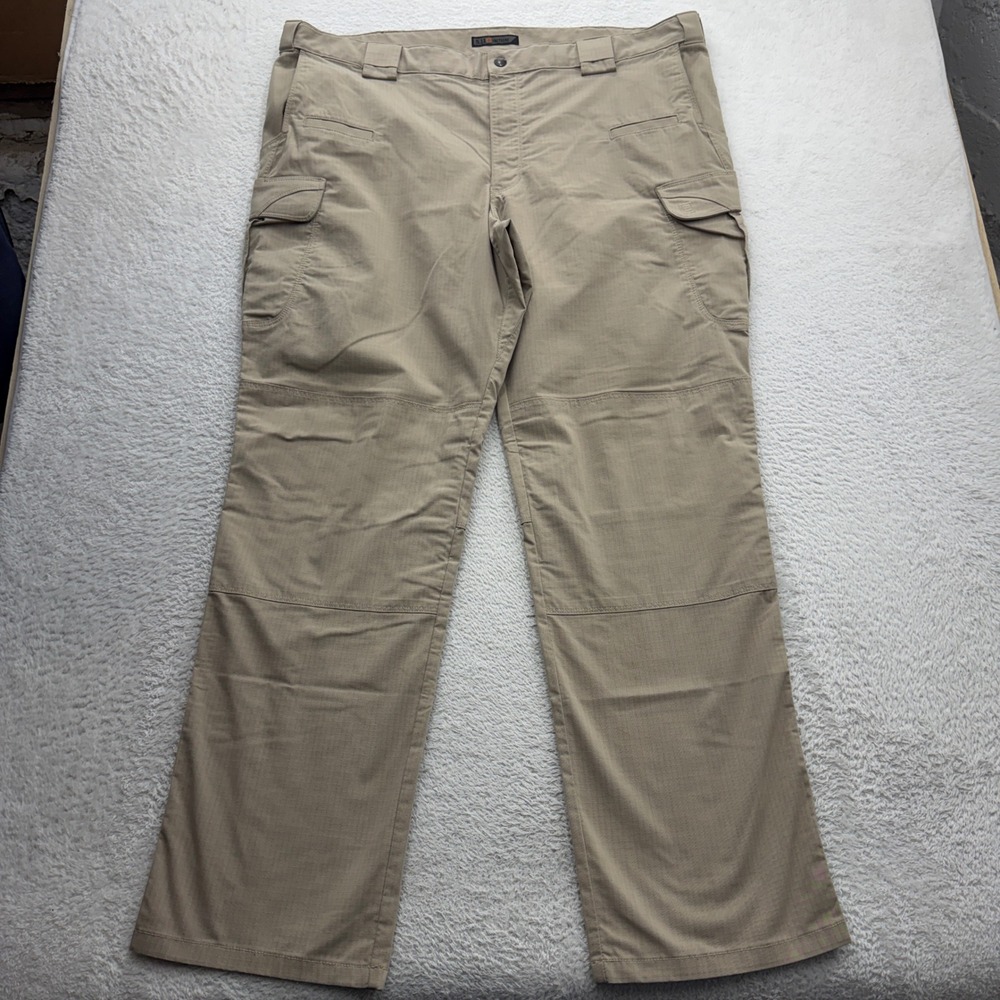 5.11 Tactical Stryke Cargo Pants Mens‎ 44x34 Khaki Ripstop Work Utility 74369